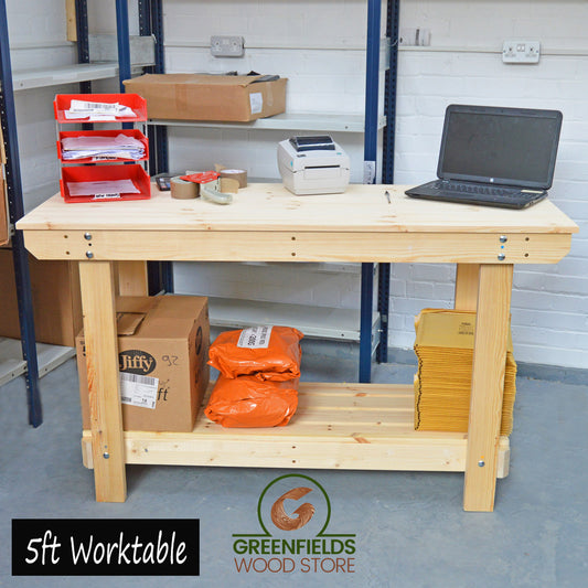 Our strong wooden work benches make great Christmas present ideas - bespoke orders welcome