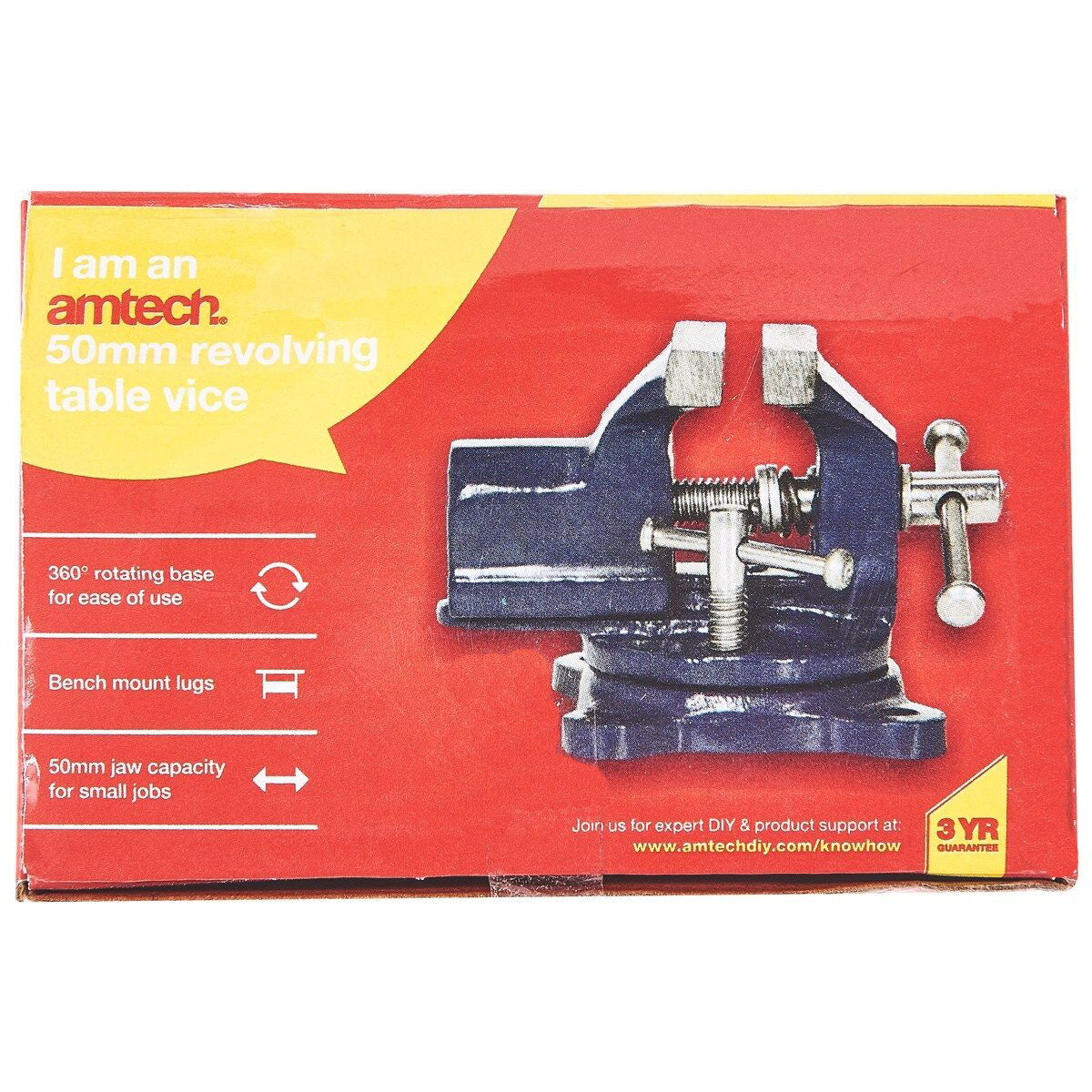 Mini Revolving Swivel Vice - 50mm