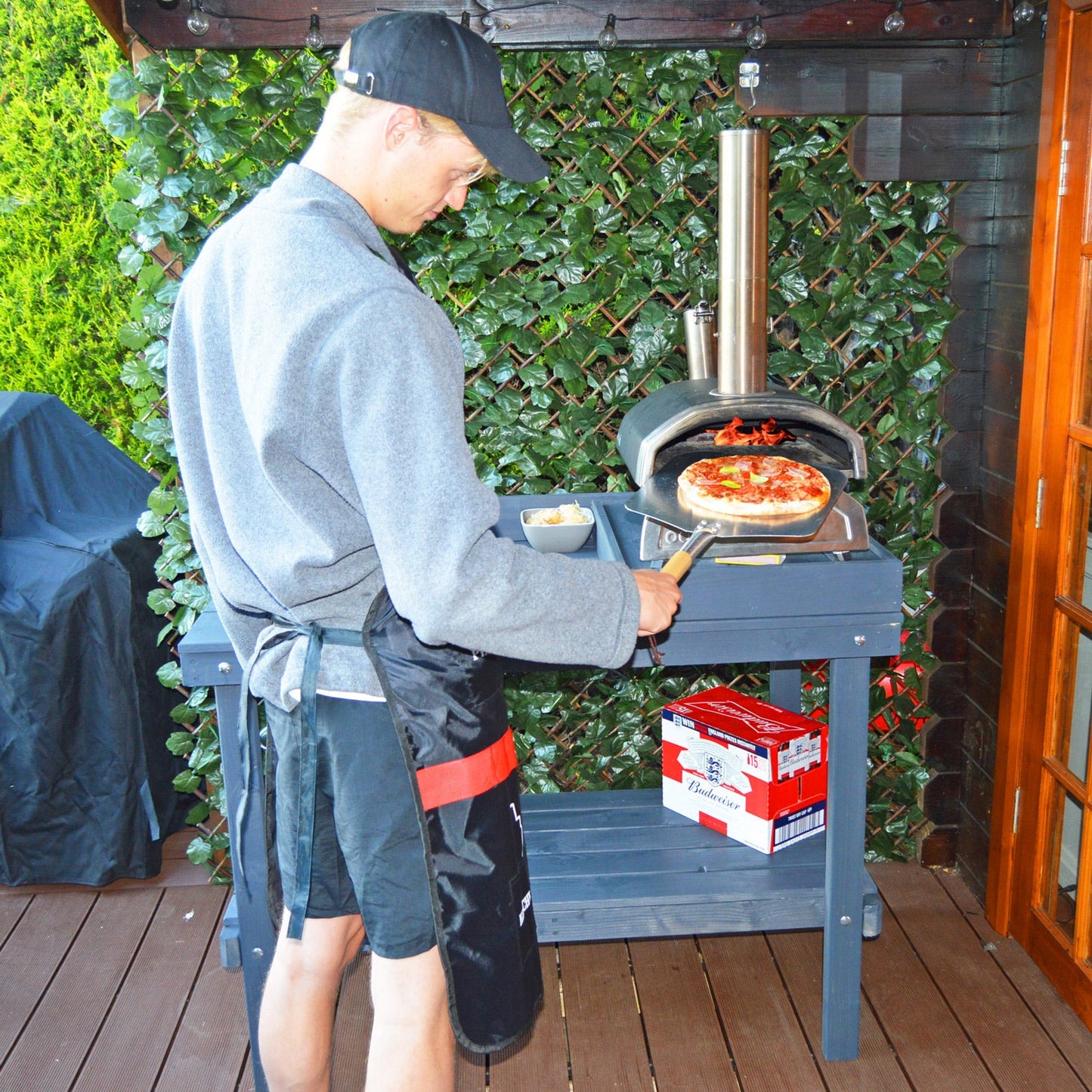 pizza oven table