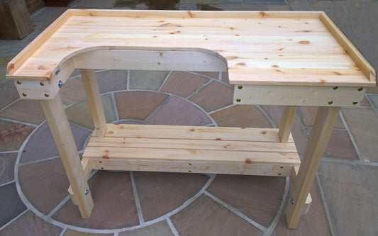 Wooden workbenches with option of customisation and vices