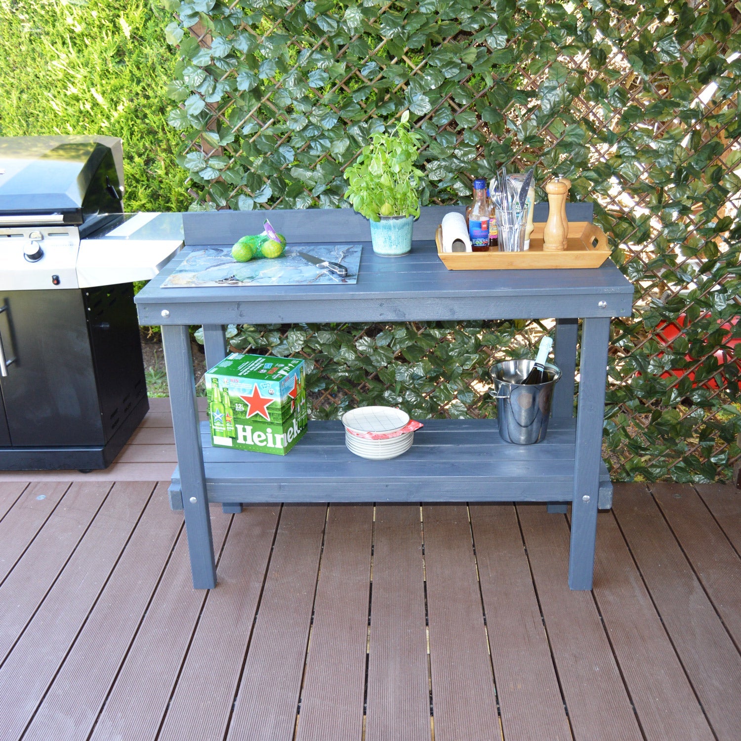 pizza oven table