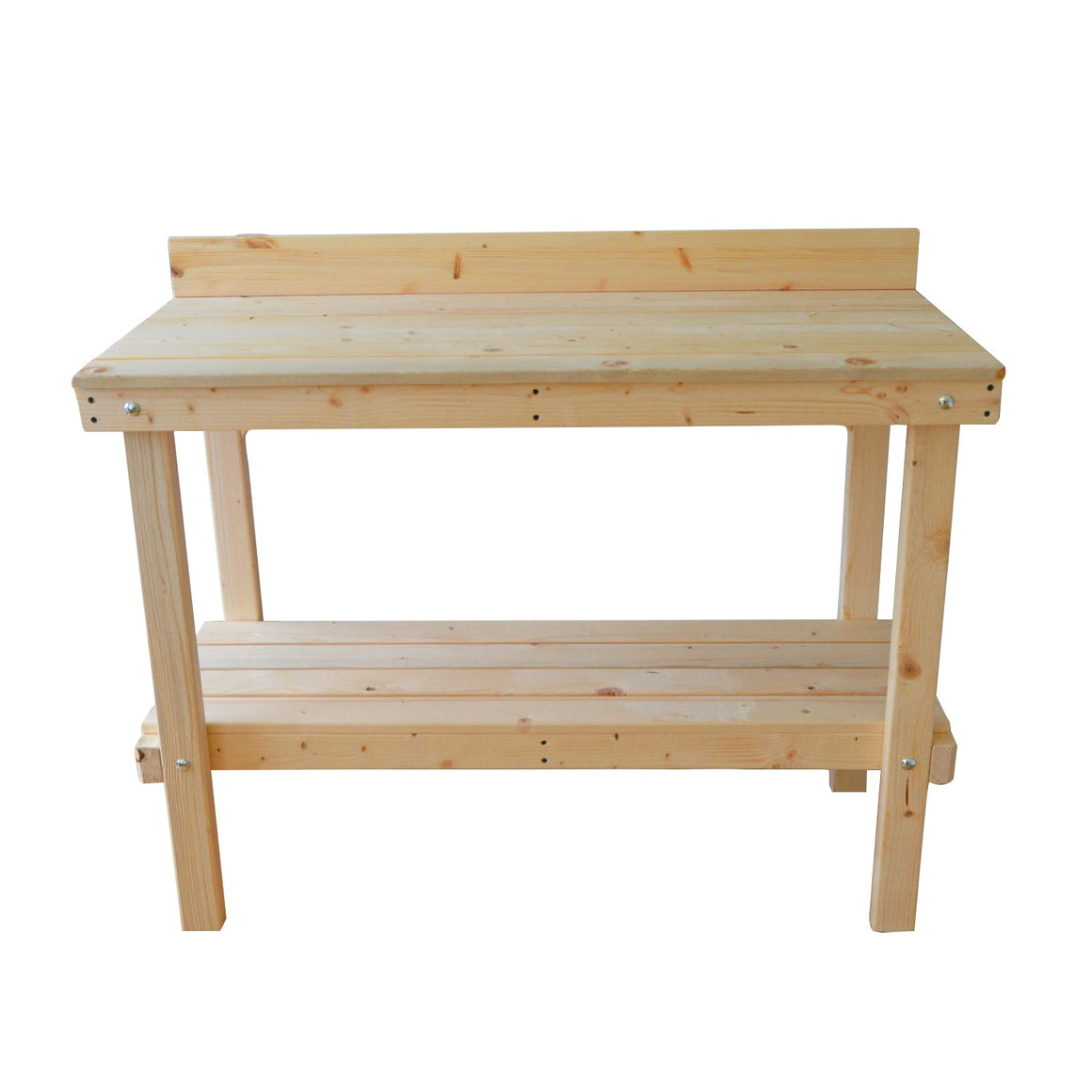 wooden outdoor pine table