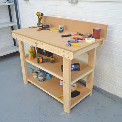 wooden workbenches