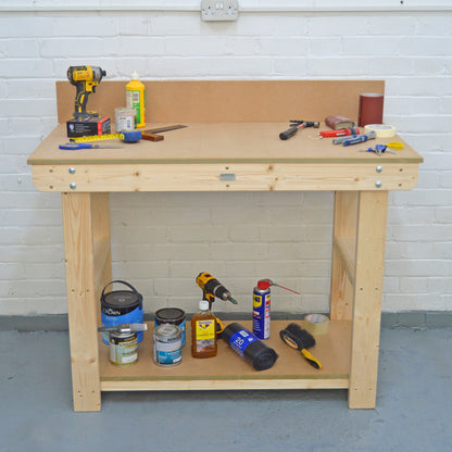 wooden workbench