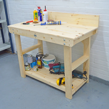 wooden workbench