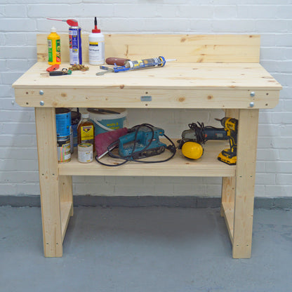 wooden workbench