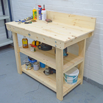 wooden workbenches