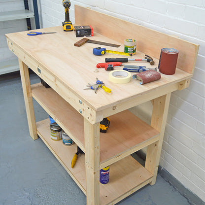 wooden workbench